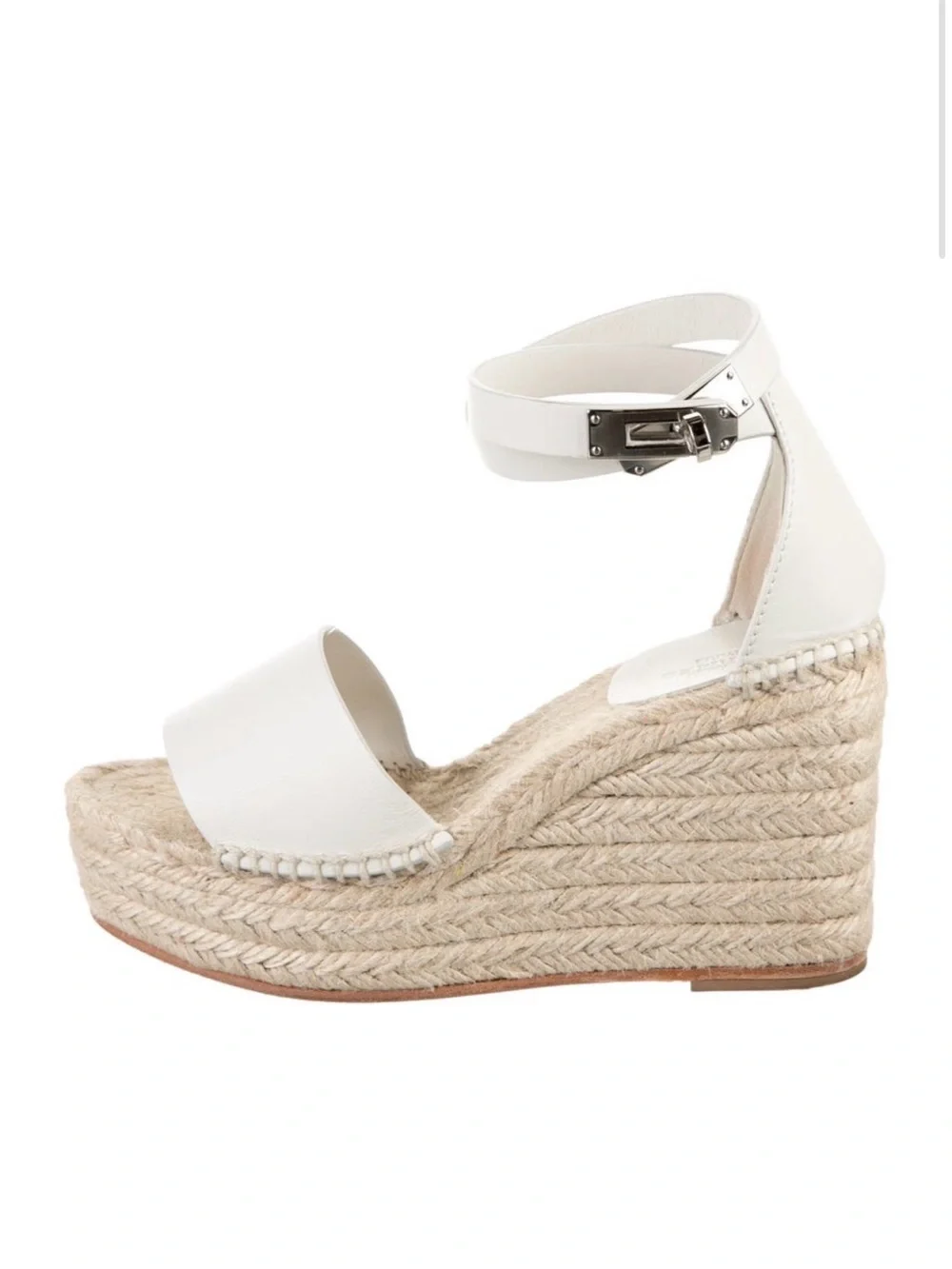 Hermes Tipoli Leather Espadrilles